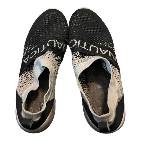 Well Worn Nautica Running shoes exercise sneakers size 8.5 - Picture 2 of 3